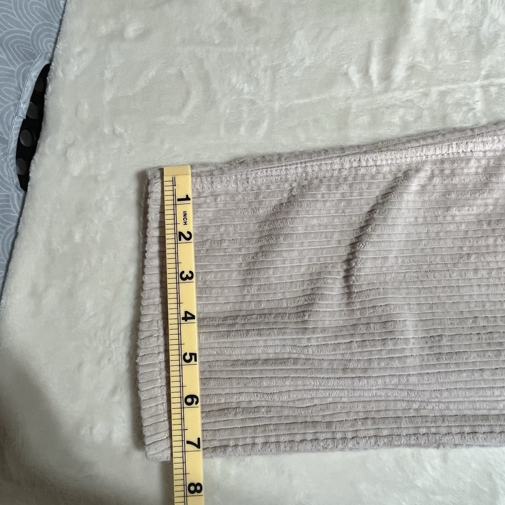BDG High Rise Baggy Corduroy Pants Women Size 25 Cream Ivory Wide Leg Relaxed - Picture 7 of 10